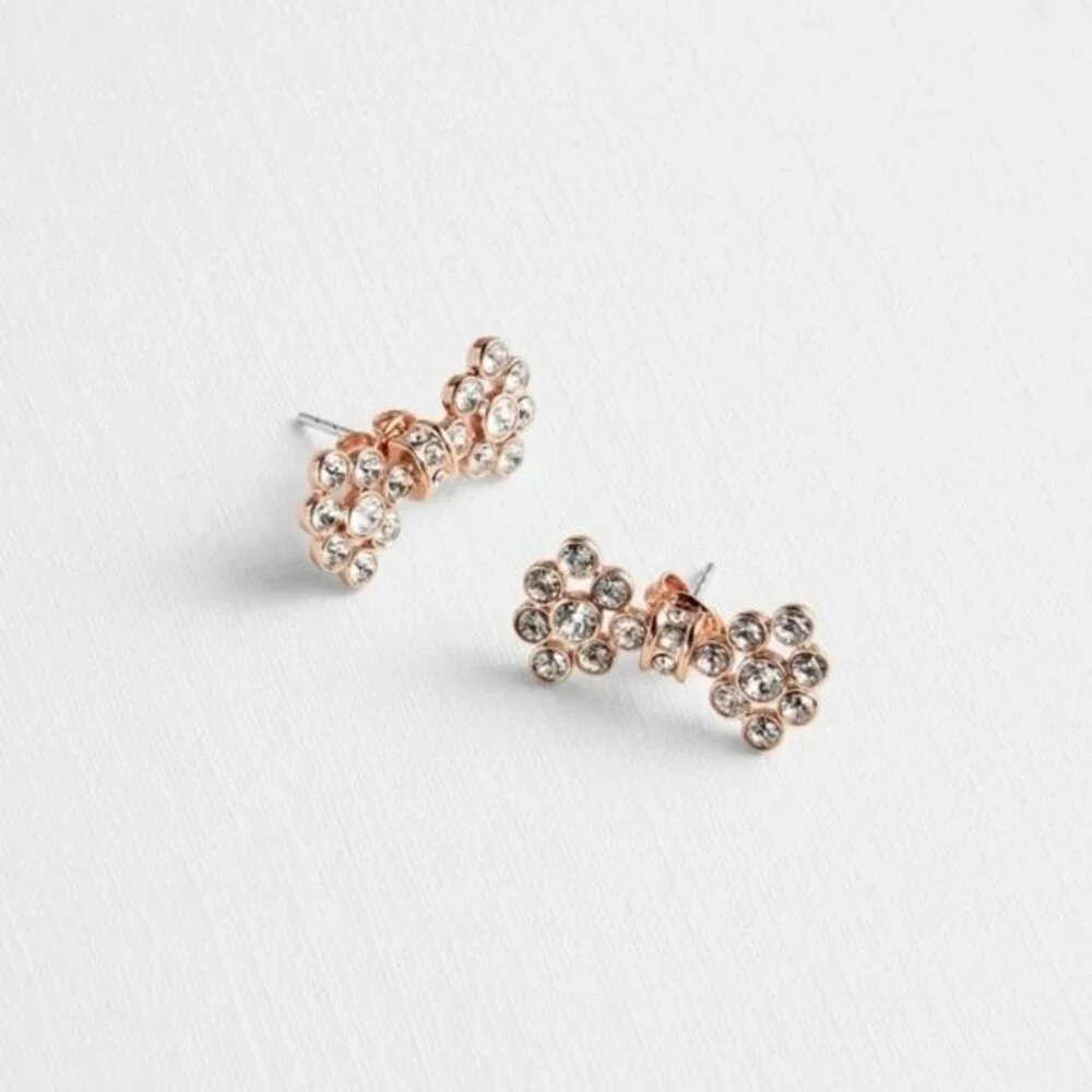 ❤︎ Ted Baker ❤︎ BRINNI Swarovski® Crystal bow stud earrings